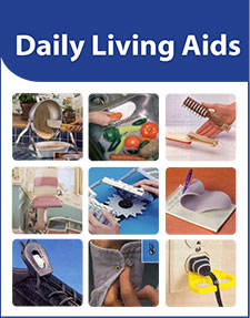 The cover of The War Amps Daily Living Aids resource booklet.